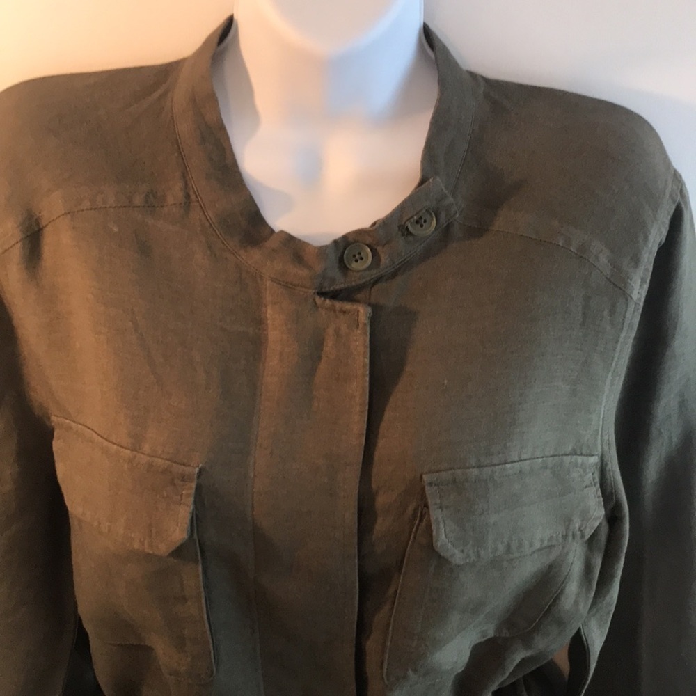Women’s Linen Lightweight Jacket - Picture 4 of 14
